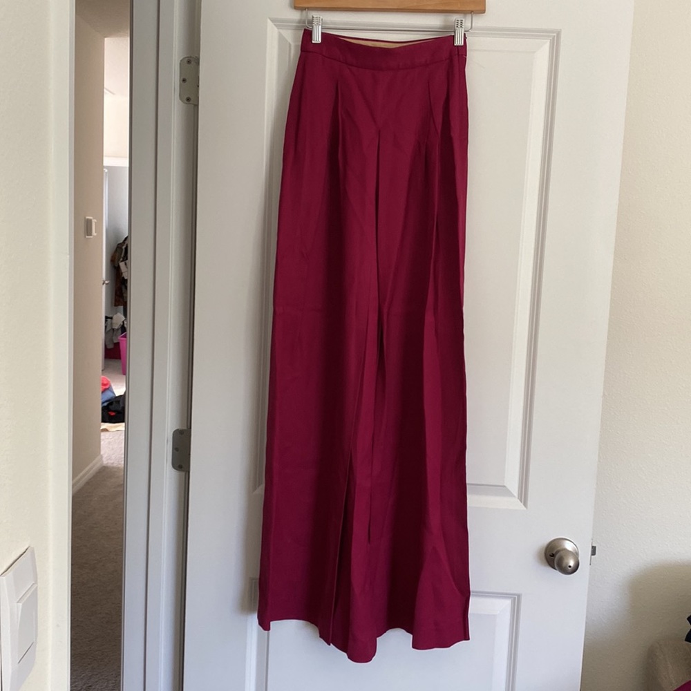 NWT MASSIMO DUTTI WIDE LEG PANTS SIZE 2